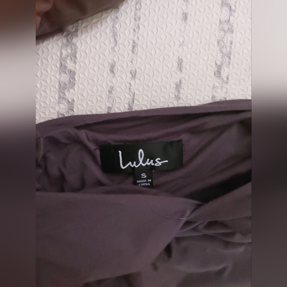 Lulus Dark Gray Convertible Infinity Formal Dress - Picture 7 of 8